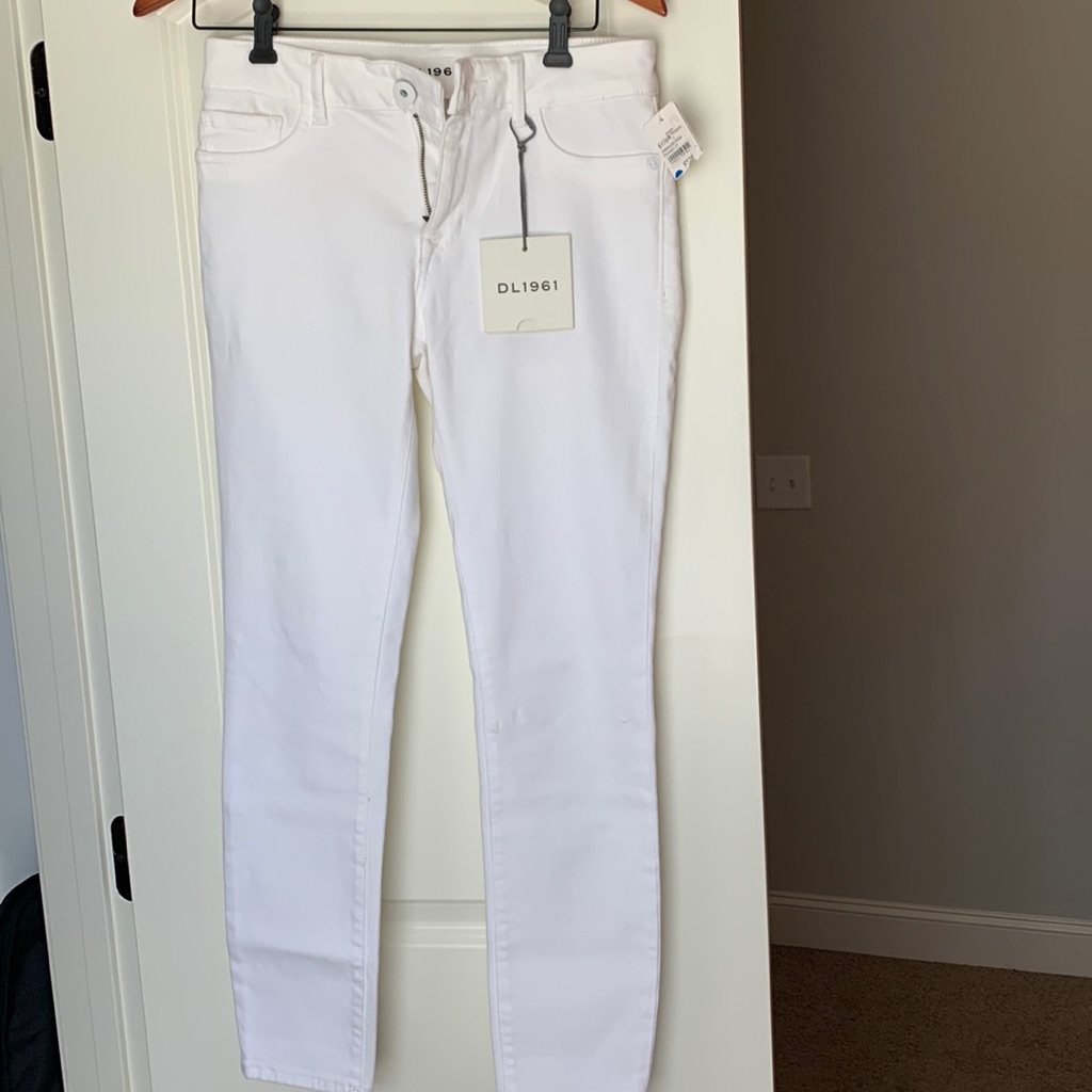 Dl 1961 White Skinny Jeans